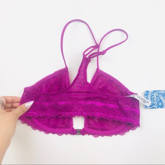 NEWβ¨Free People sheer lace dainty bralette - Picture 2 of 5
